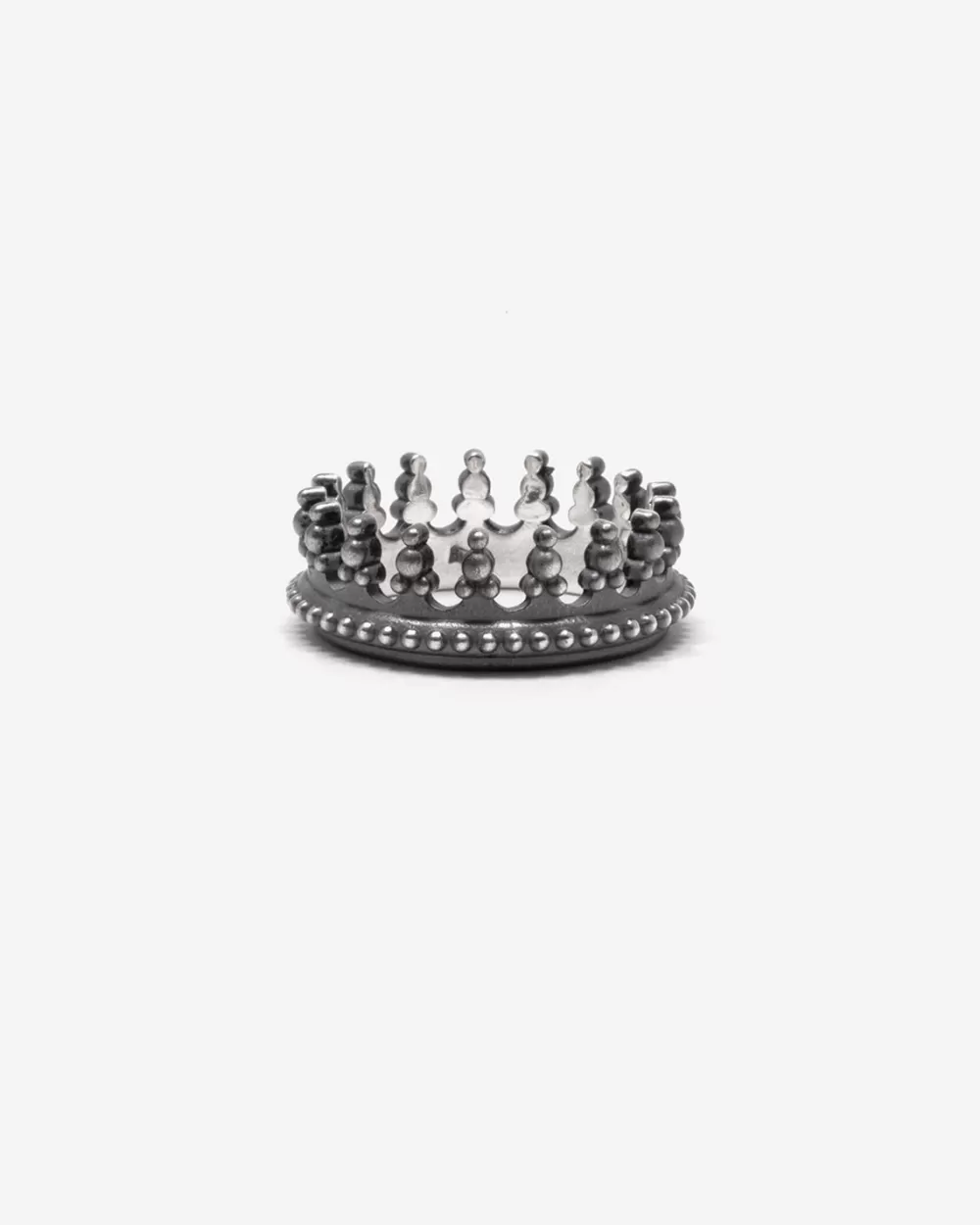 Nove25 Anello Corona Rex Maris In Argento
