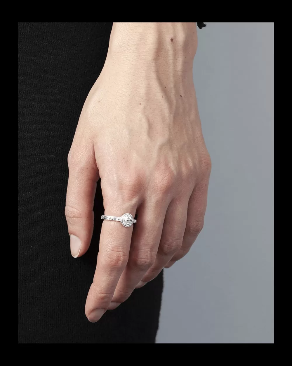Nove25 Anello Fedina Tarocchi Gli Amanti In Argento