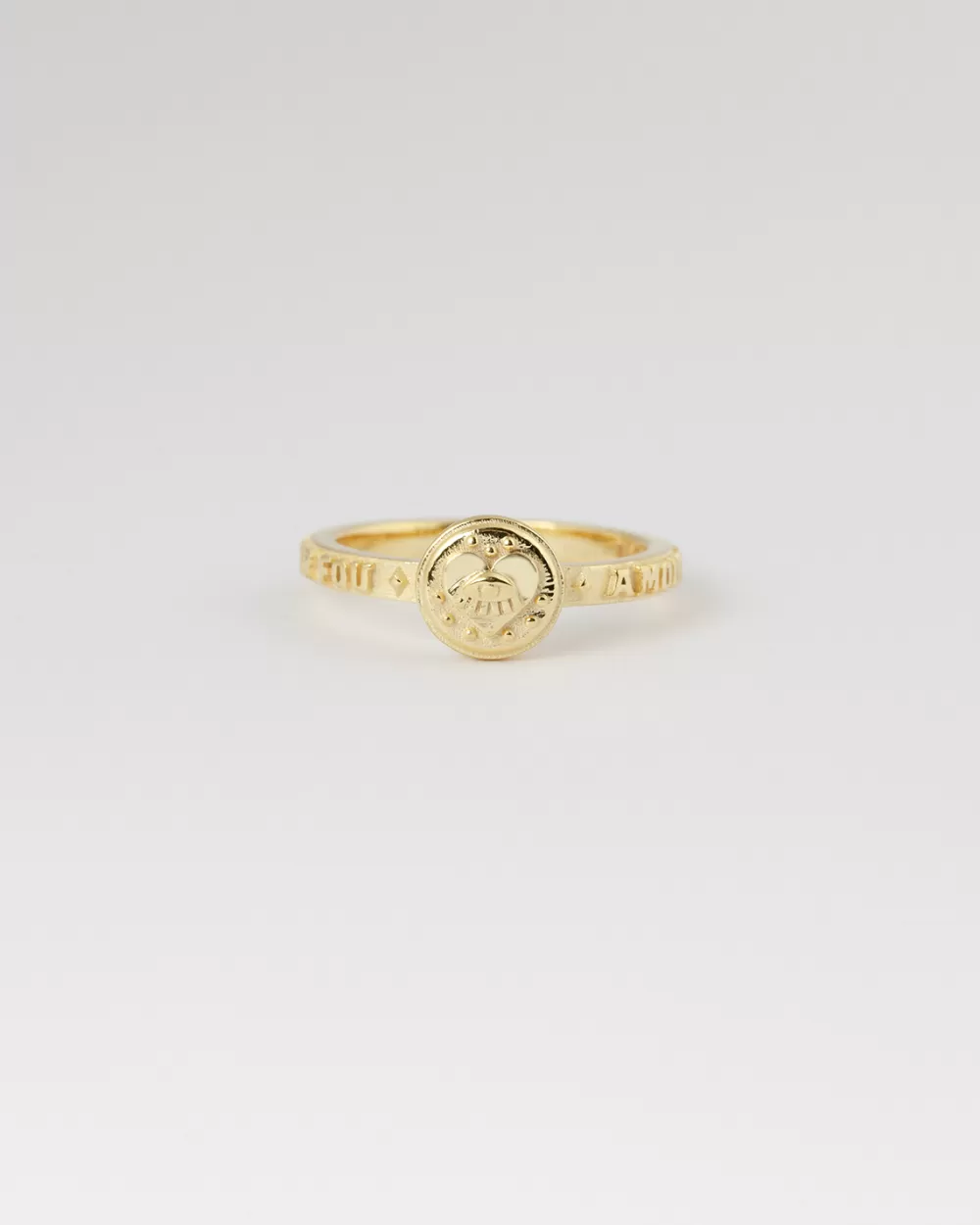 Nove25 Anello Fedina Tarocchi Gli Amanti Placcata Oro