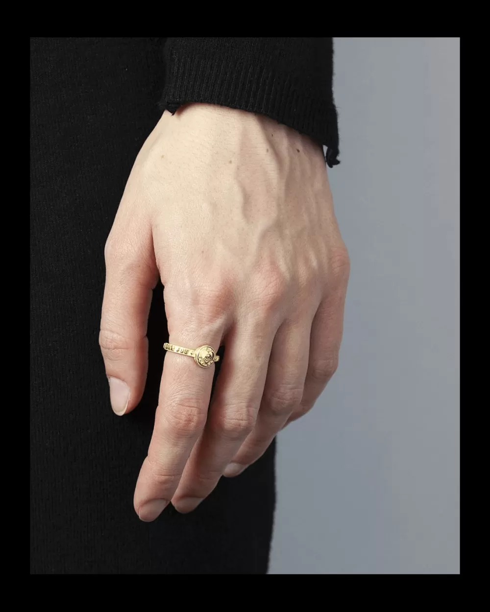Nove25 Anello Fedina Tarocchi Gli Amanti Placcata Oro