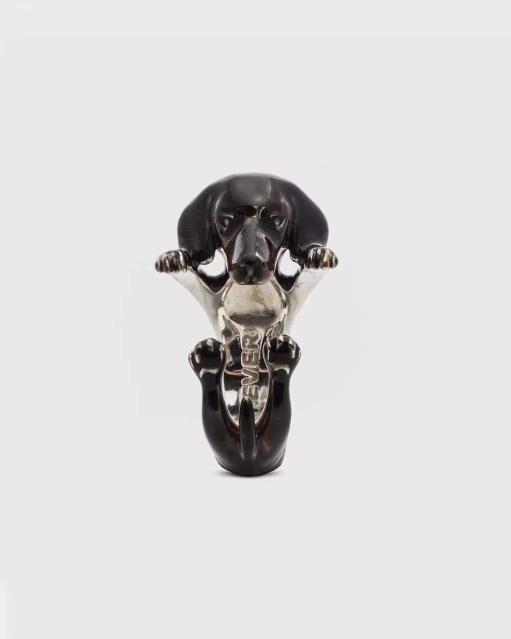 Nove25 Anello Hug Bassotto Smaltato