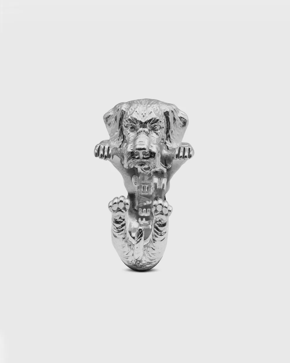 Nove25 Anello Hug Cane Bassotto Pelo Duro In Argento