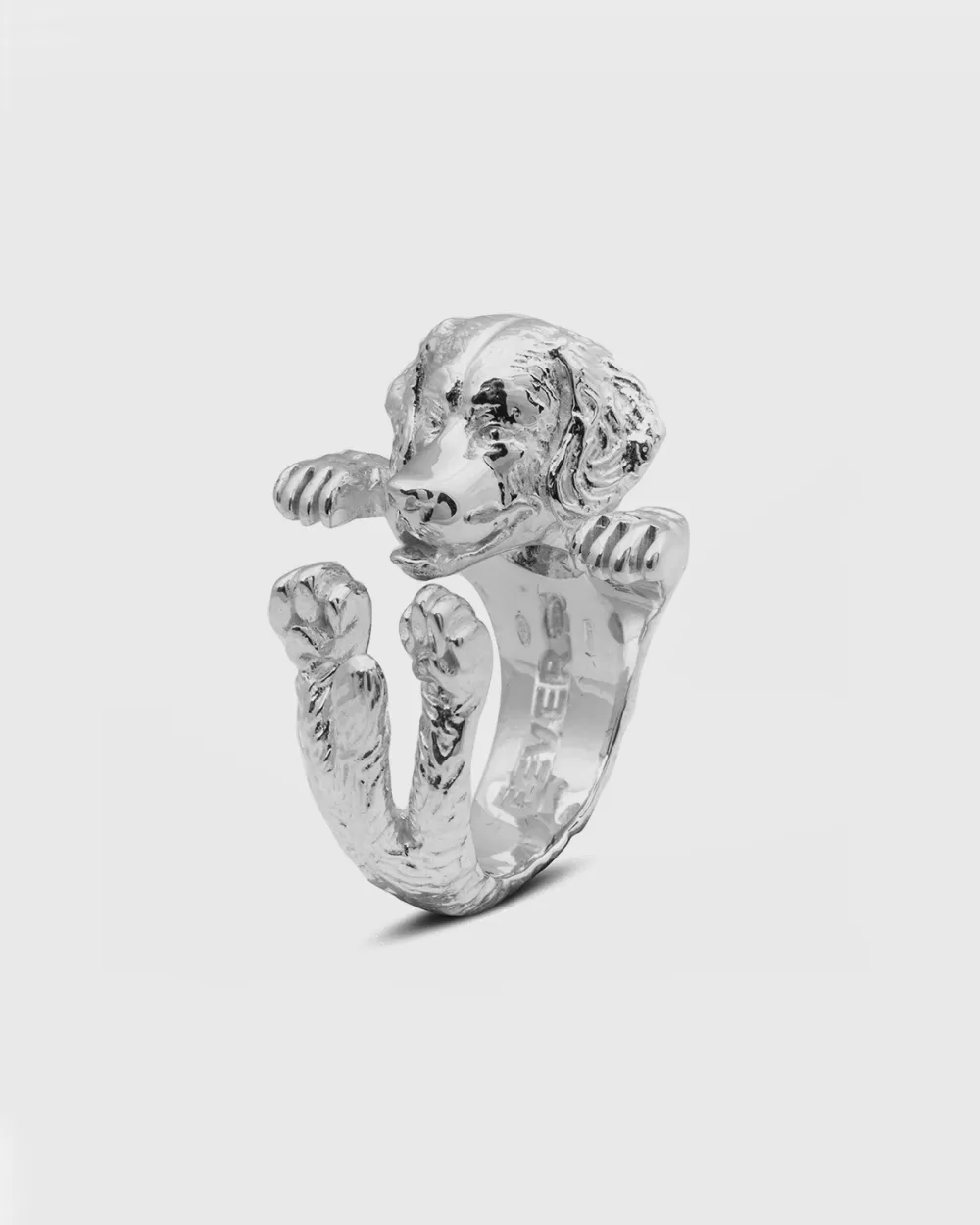 Nove25 Anello Hug Cane Bovaro Del Bernese In Argento