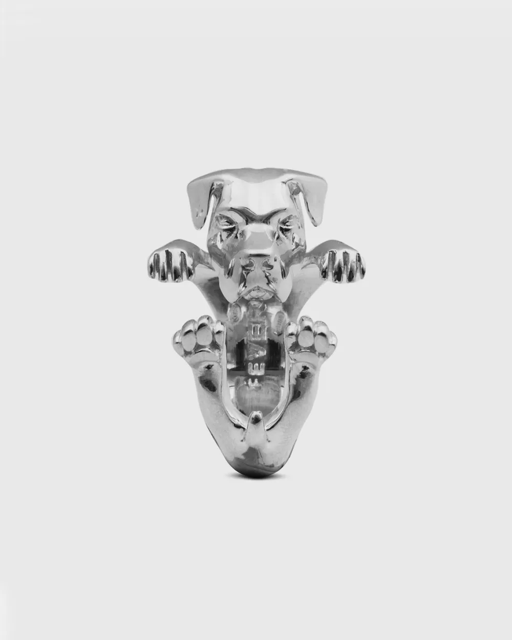 Nove25 Anello Hug Cane Corso In Argento