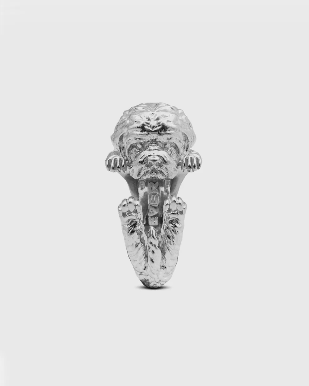 Nove25 Anello Hug Cane Maltese In Argento
