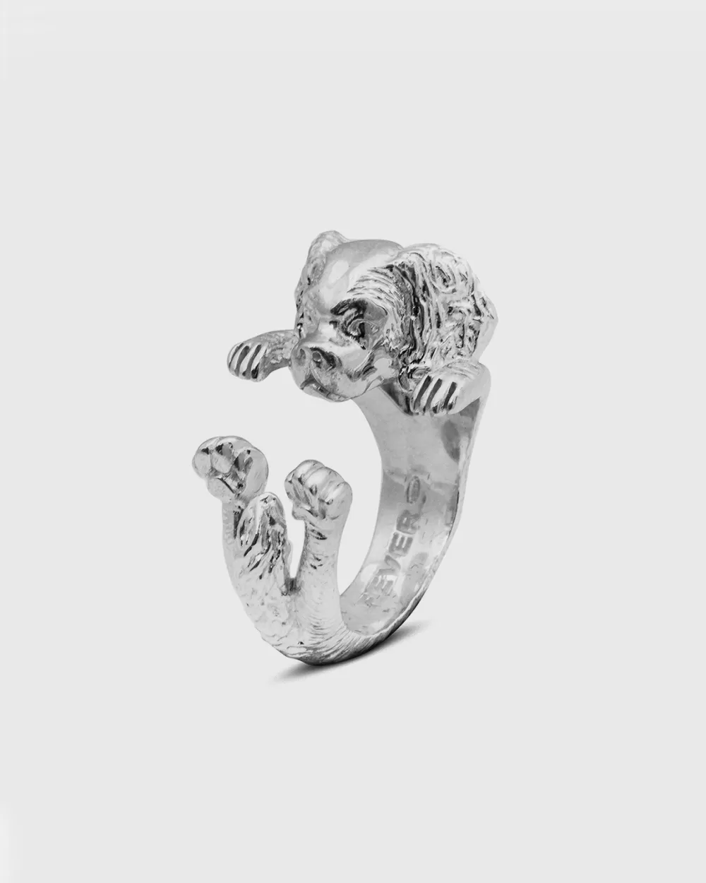 Nove25 Anello Hug Cavalier King In Argento