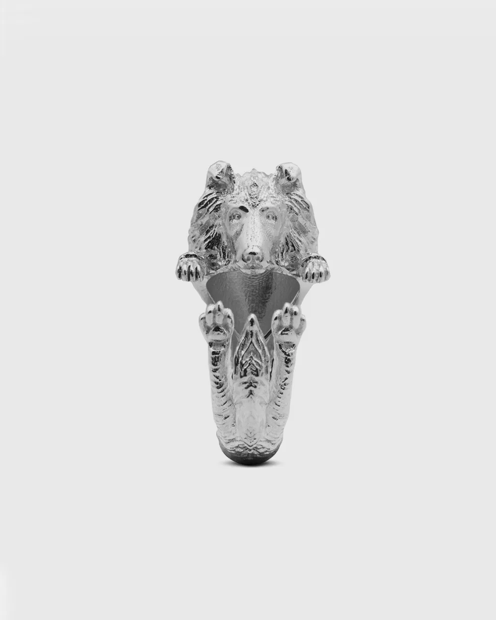 Nove25 Anello Hug Collie In Argento