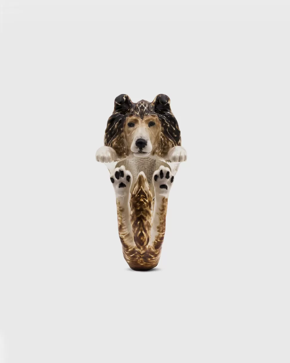 Nove25 Anello Hug Collie Smaltato