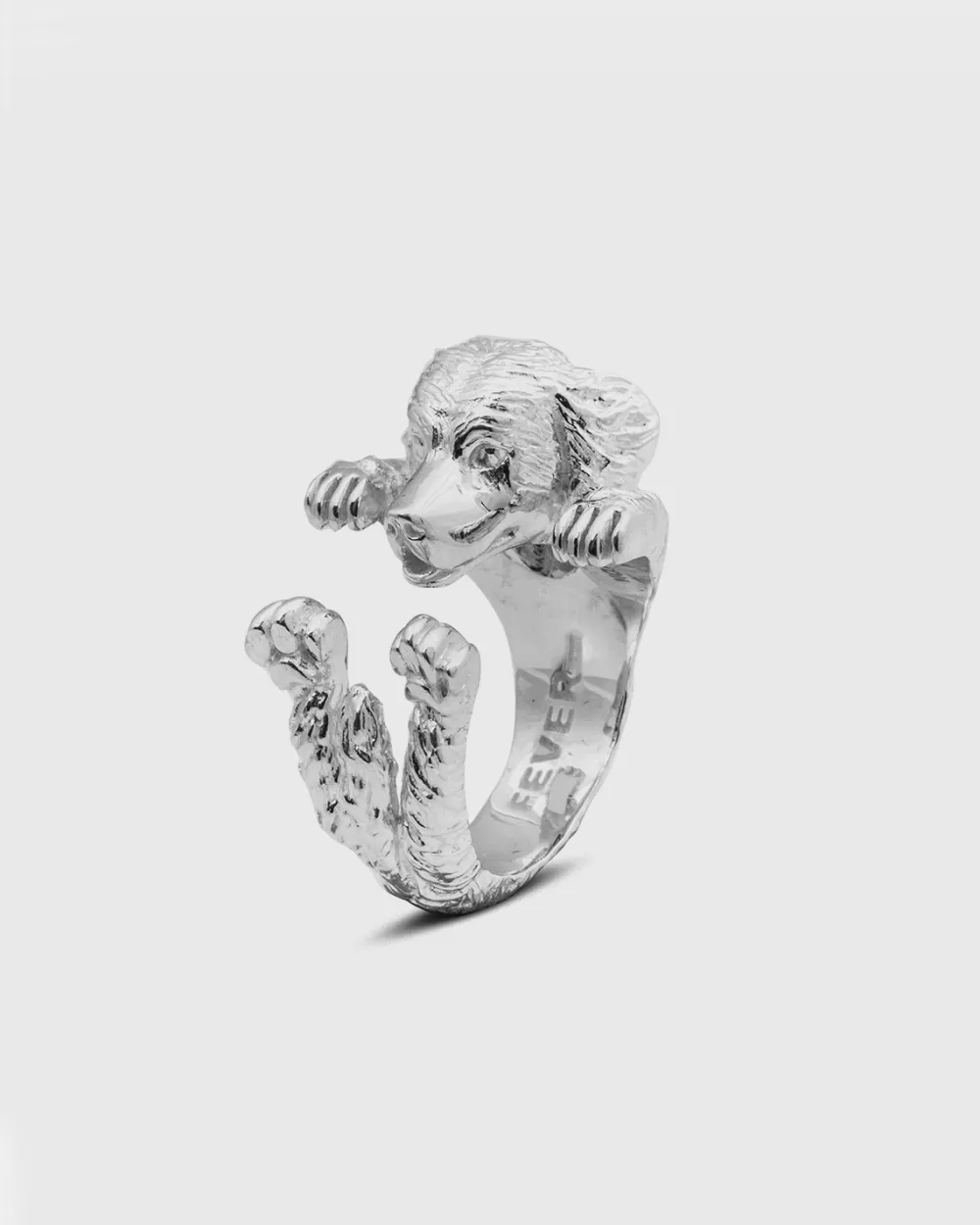 Nove25 Anello Hug Golden Retriever In Argento