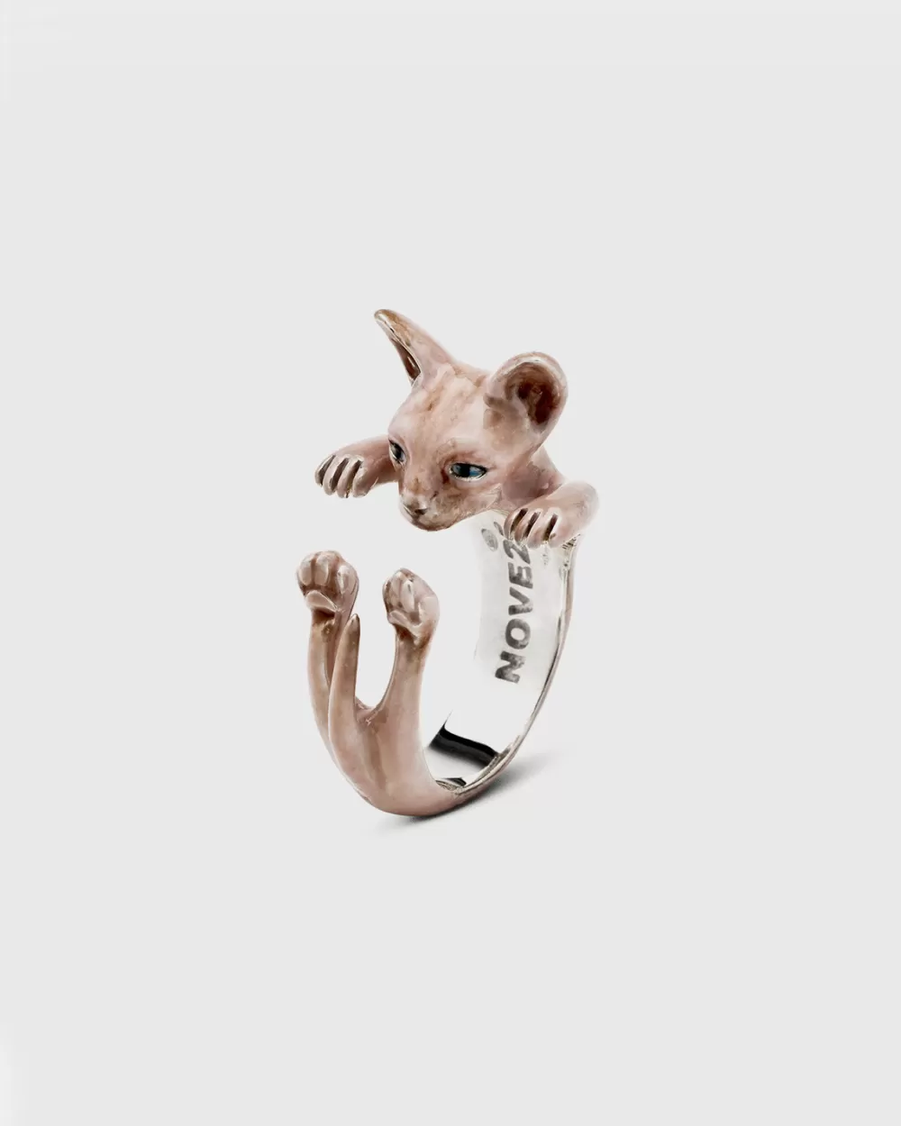 Nove25 Anello Hug Sphynx / Smalto