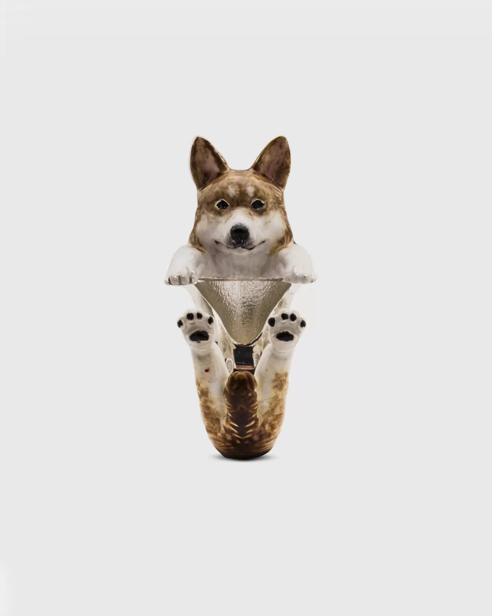 Nove25 Anello Hug Welsh Corgi Pembroke Smaltato