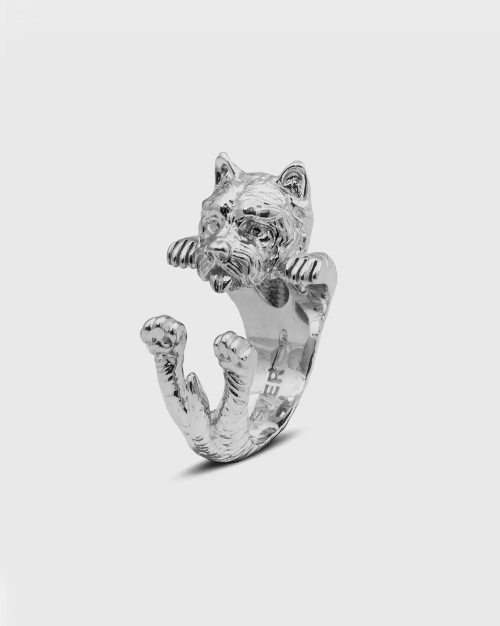 Nove25 Anello Hug West Highland White Terrier In Argento