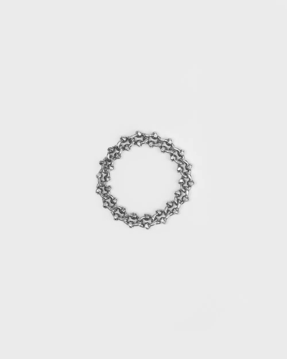 Nove25 Anello Maglia Granchio In Argento