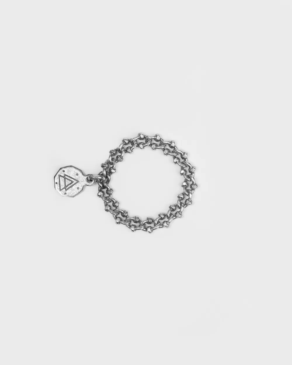 Nove25 Anello Maglia Granchio In Argento