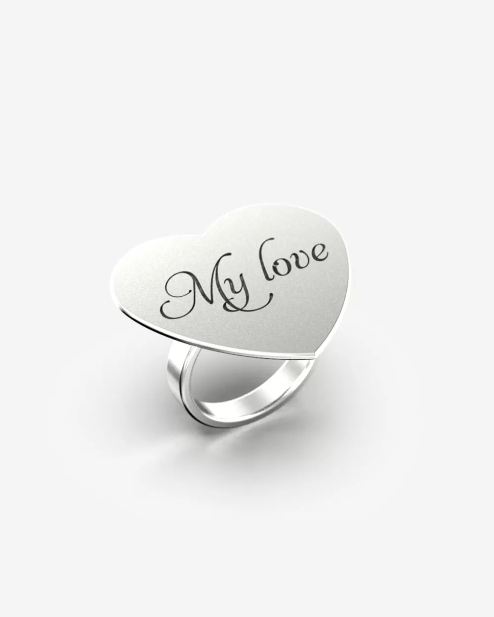 Nove25 Anello Piastra Cuore