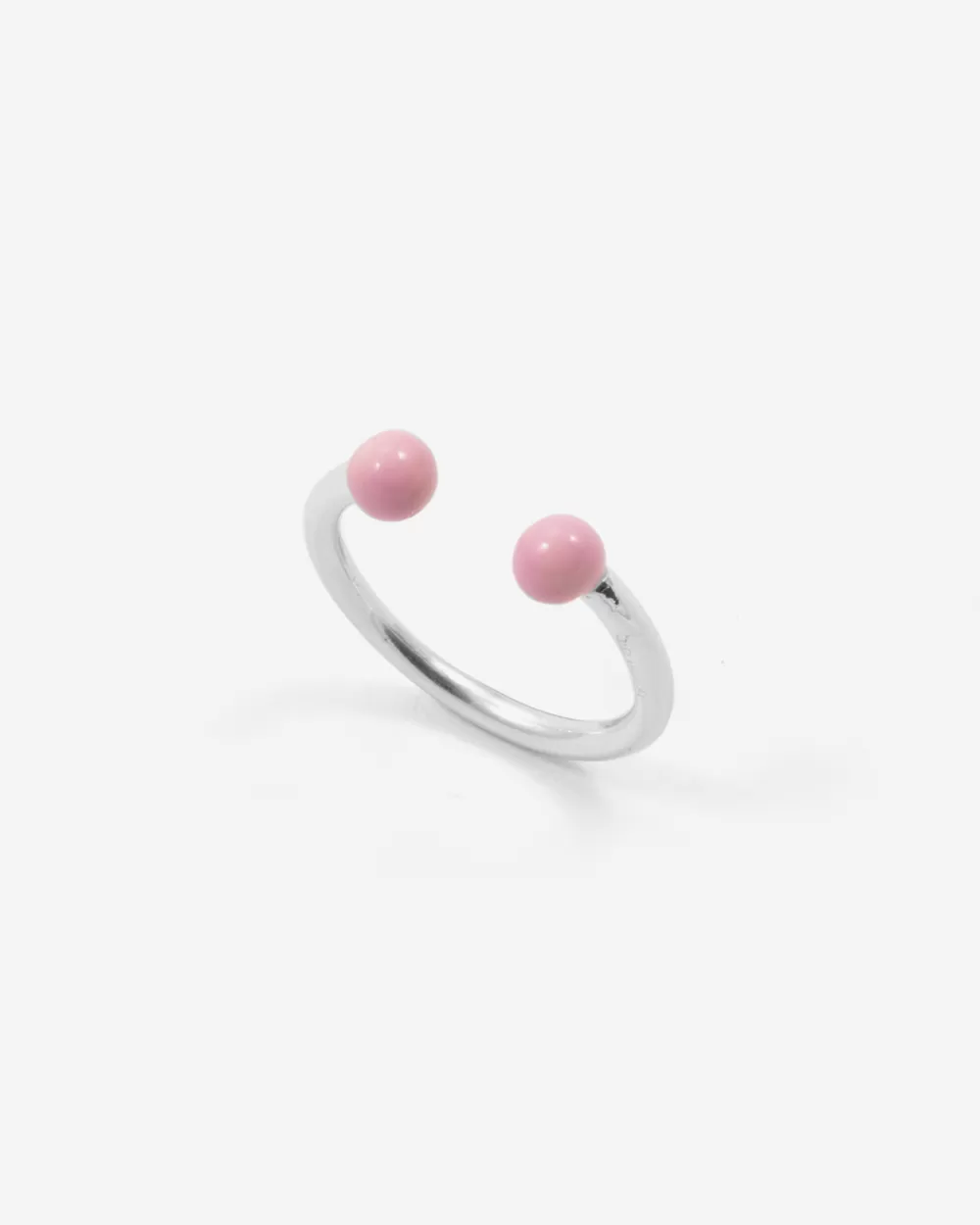 Nove25 Anello Piercing Sfere Grande Rosa