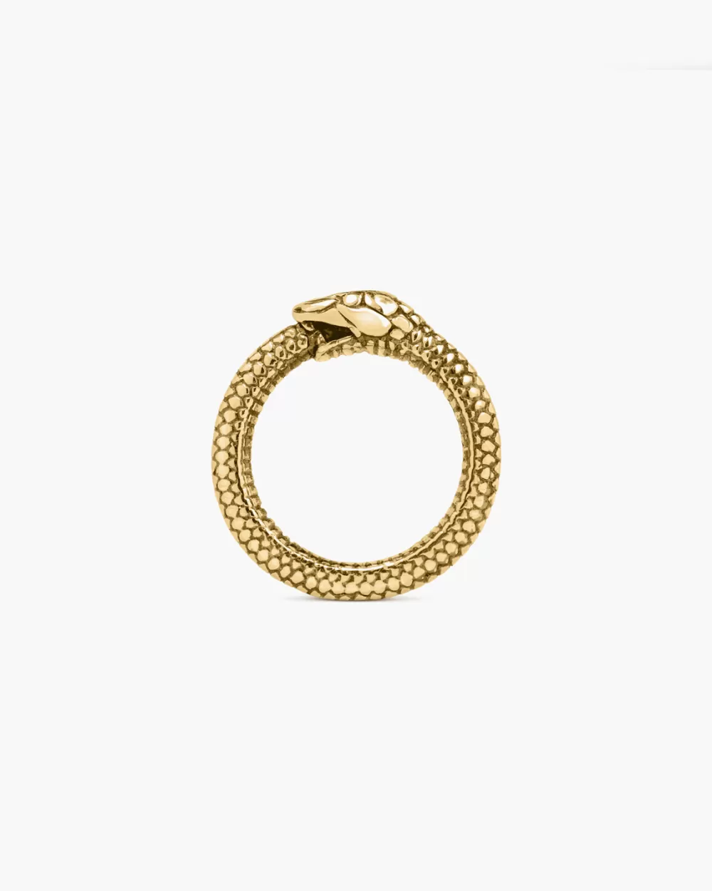 Nove25 Anello Serpente Uroboro Placcato Oro