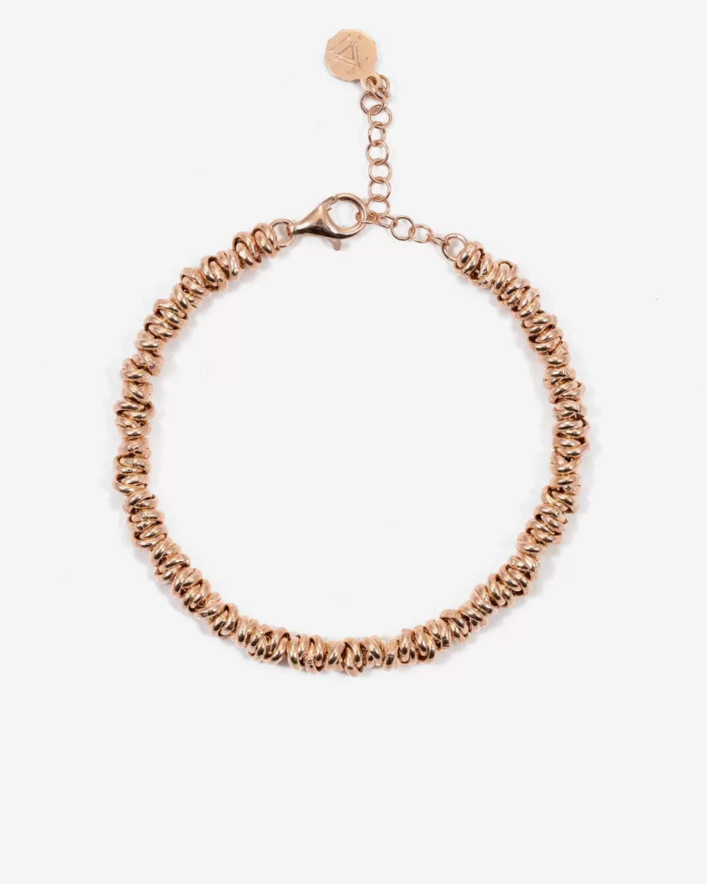 Nove25 Bracciale Anellini / Oro Rosa Lucido