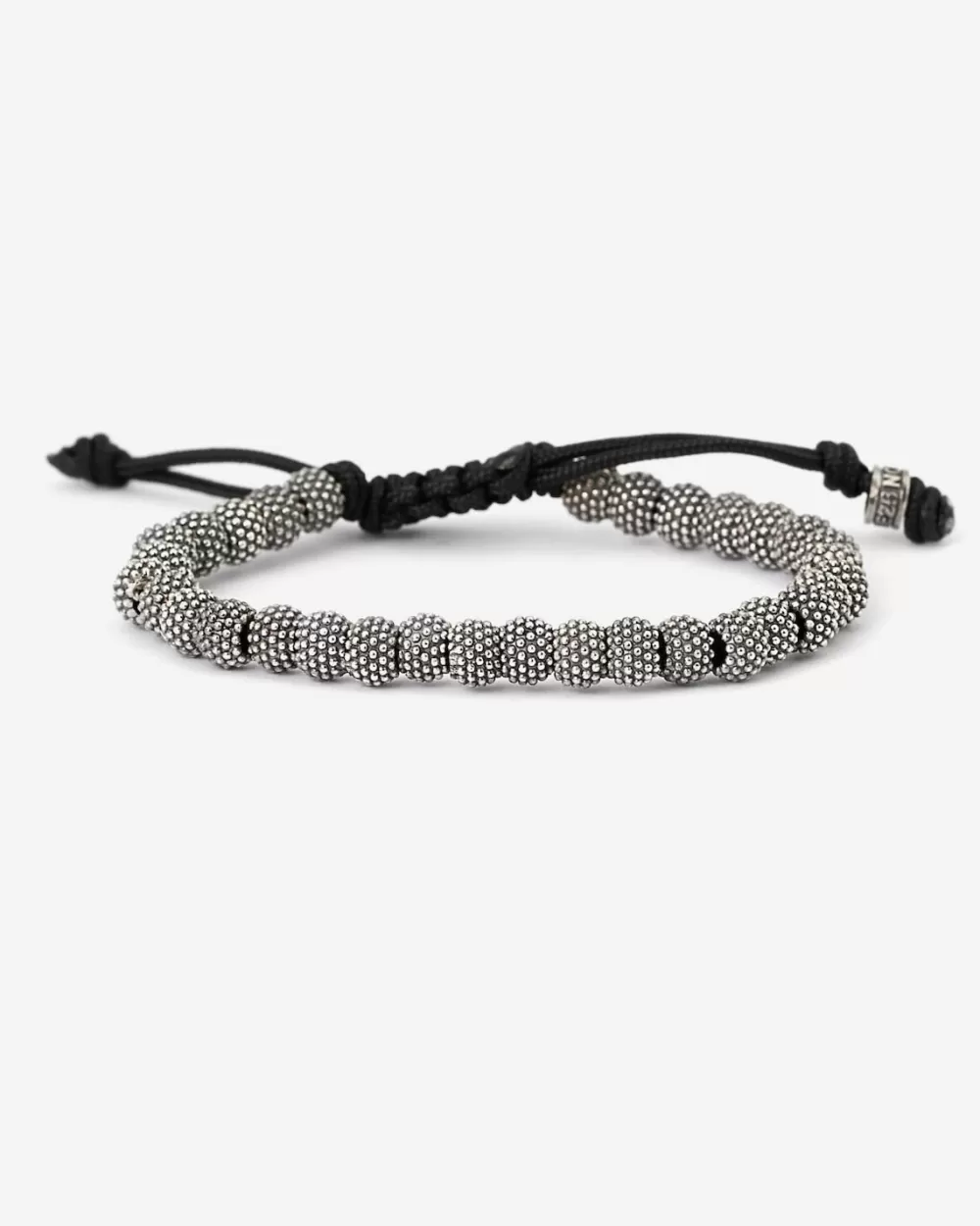 Nove25 Bracciale Corda Elementi Tondi Puntinati
