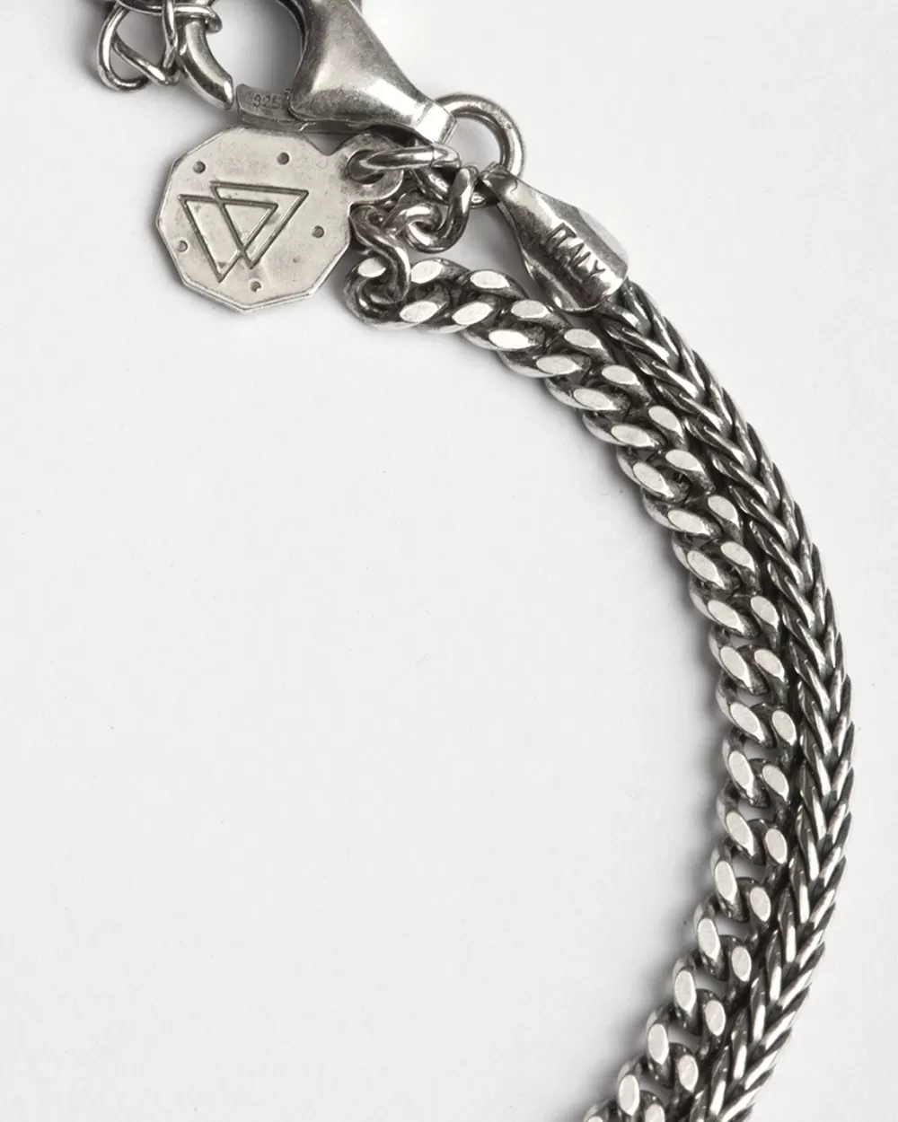 Nove25 Bracciale Due Fili Grumetta E Coda Di Volpe
