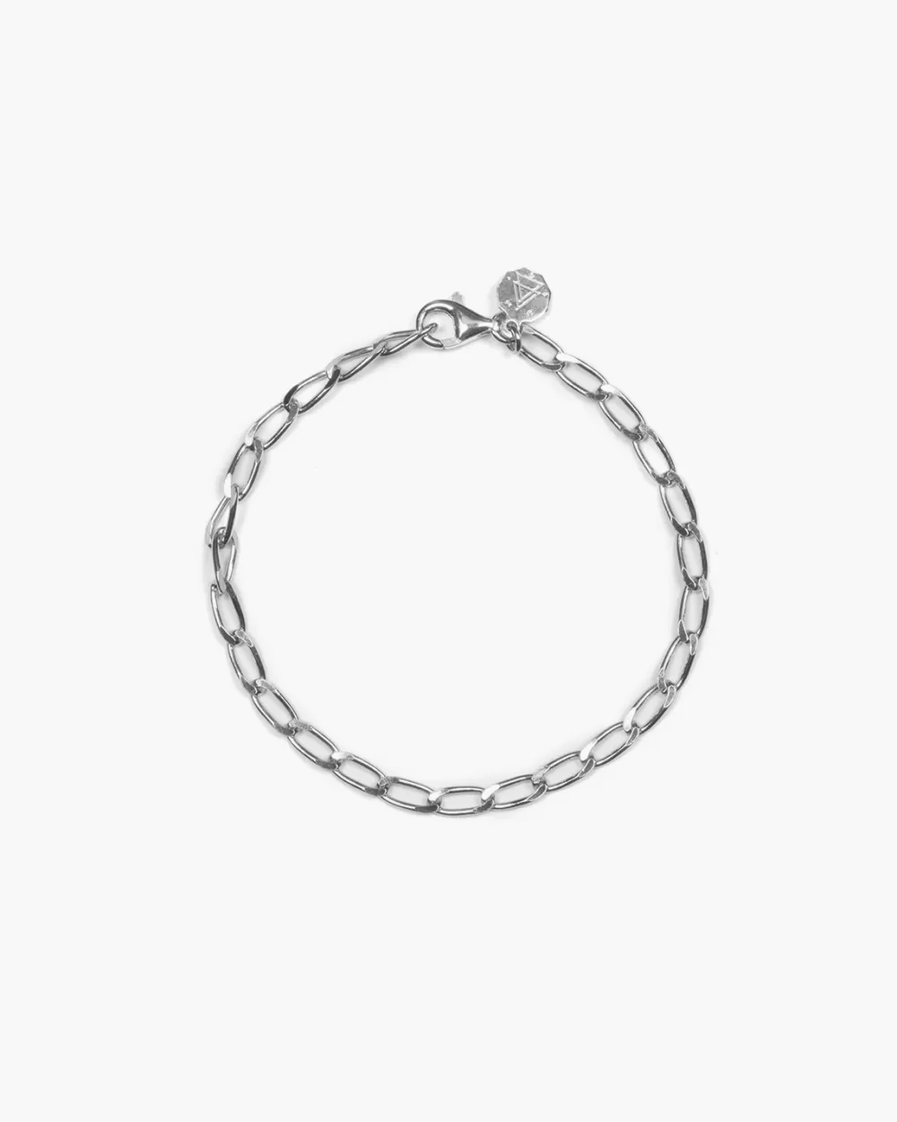 Nove25 Bracciale Grumetta Catena Lunga Argento