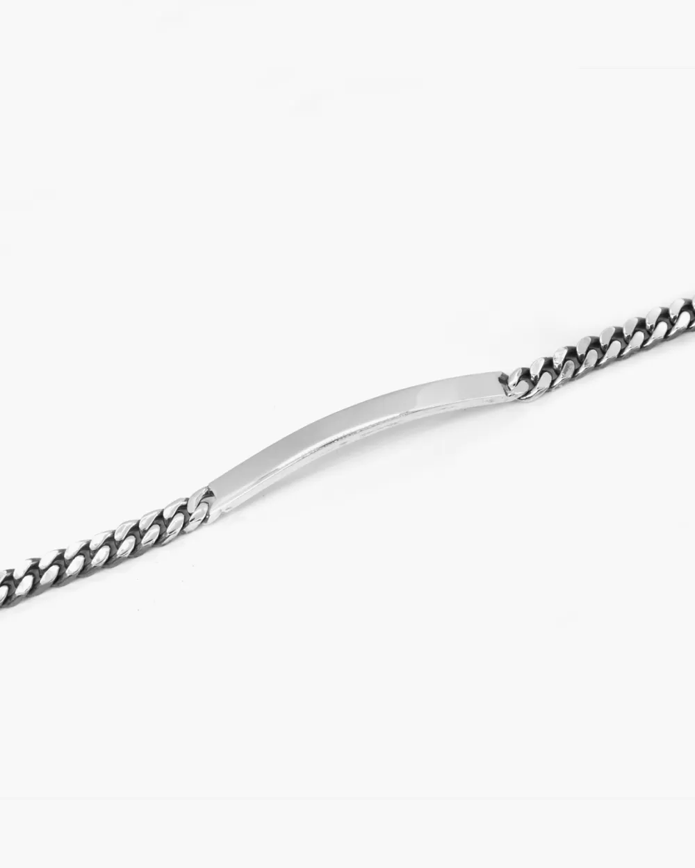 Nove25 Bracciale Grumetta Quadrata Con Targa Filo 150