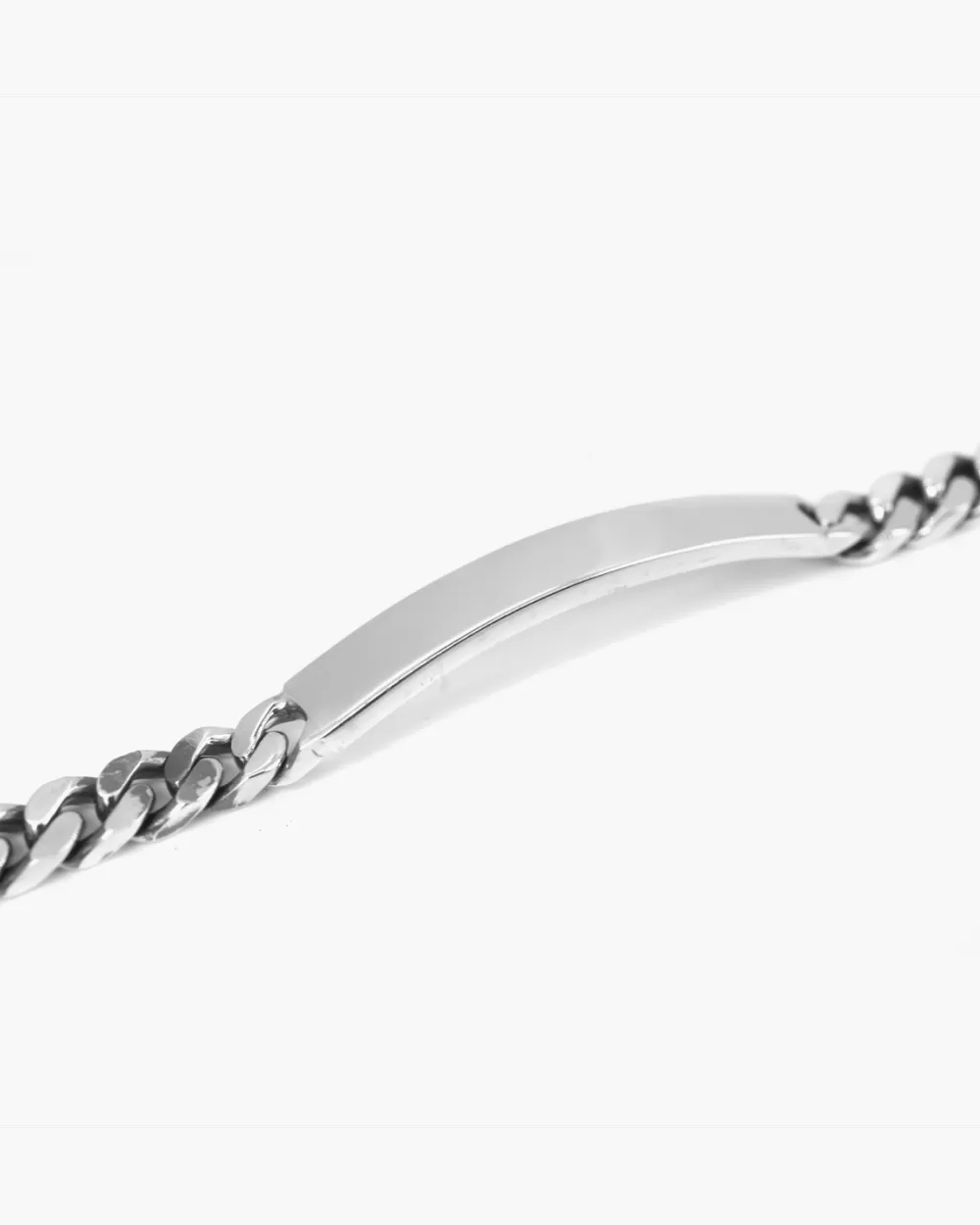 Nove25 Bracciale Grumetta Quadrata Con Targa Filo 200