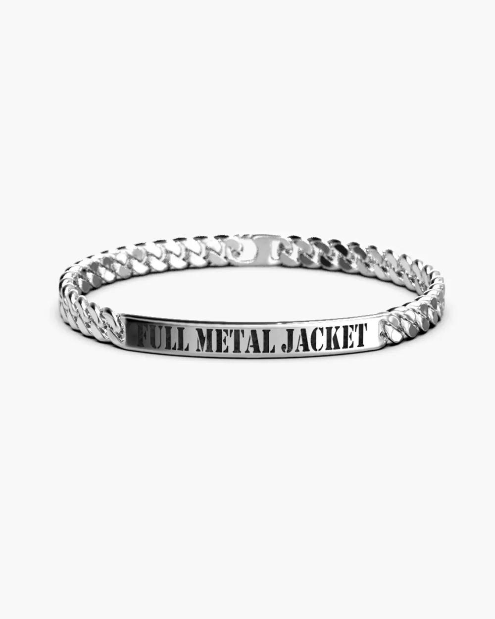 Nove25 Bracciale Grumetta Quadrata Con Targa Filo 200 Custom