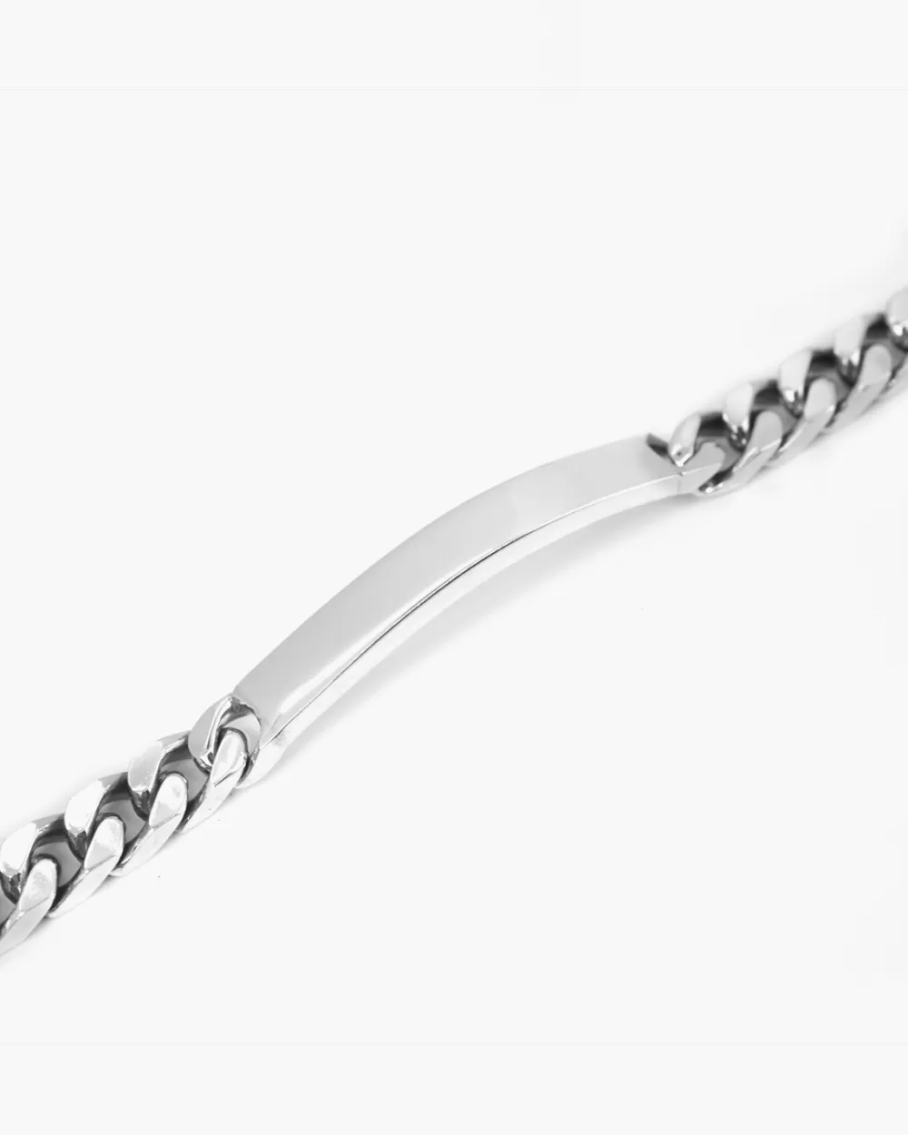 Nove25 Bracciale Grumetta Quadrata Con Targa Filo 250