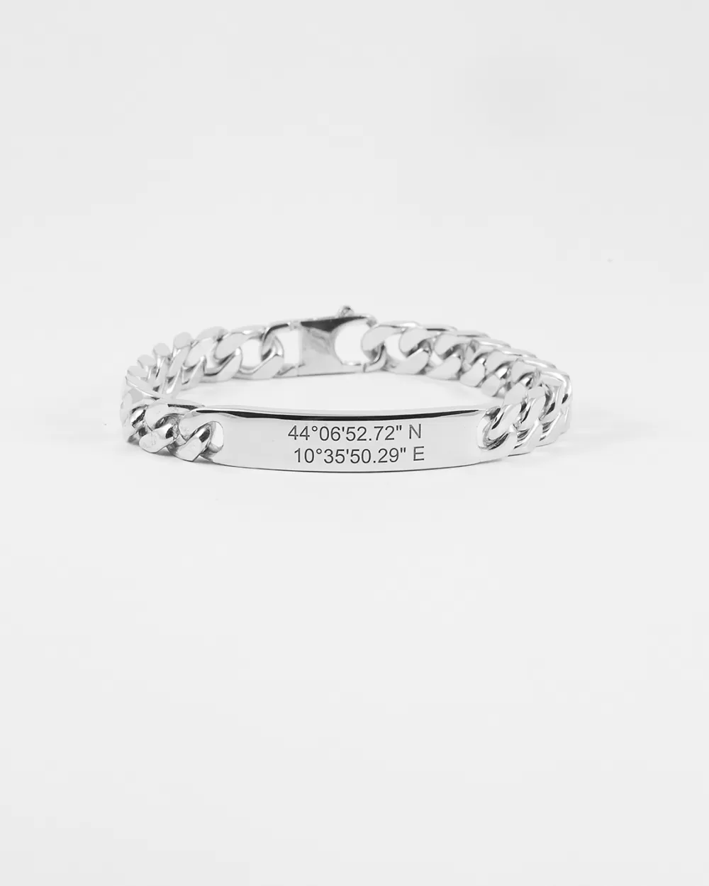 Nove25 Bracciale Grumetta Quadrata Con Targa Filo 300 Custom