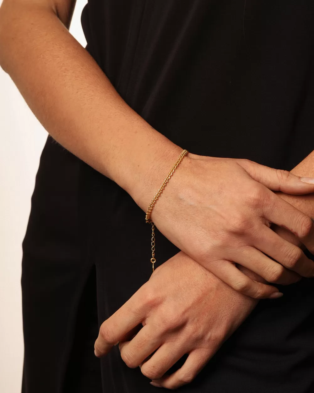 Nove25 Bracciale Maglia Granchio / Oro Giallo Lucido