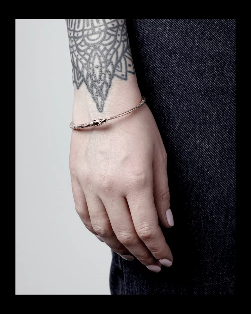 Nove25 Bracciale Serpente Uroboro Oro Giallo