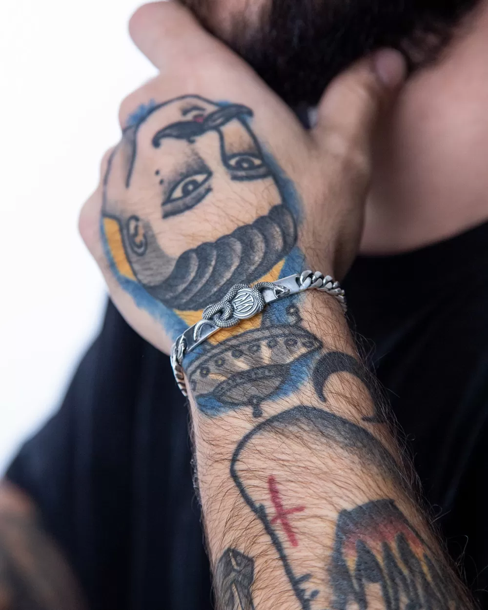Nove25 Bracciale Targa Grumetta Biscione Inter X