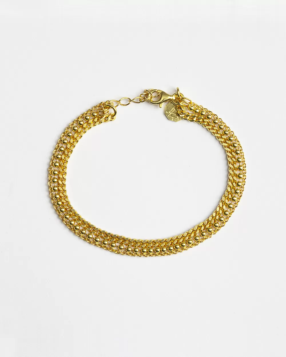 Nove25 Bracciale Tre Fili Oro Giallo