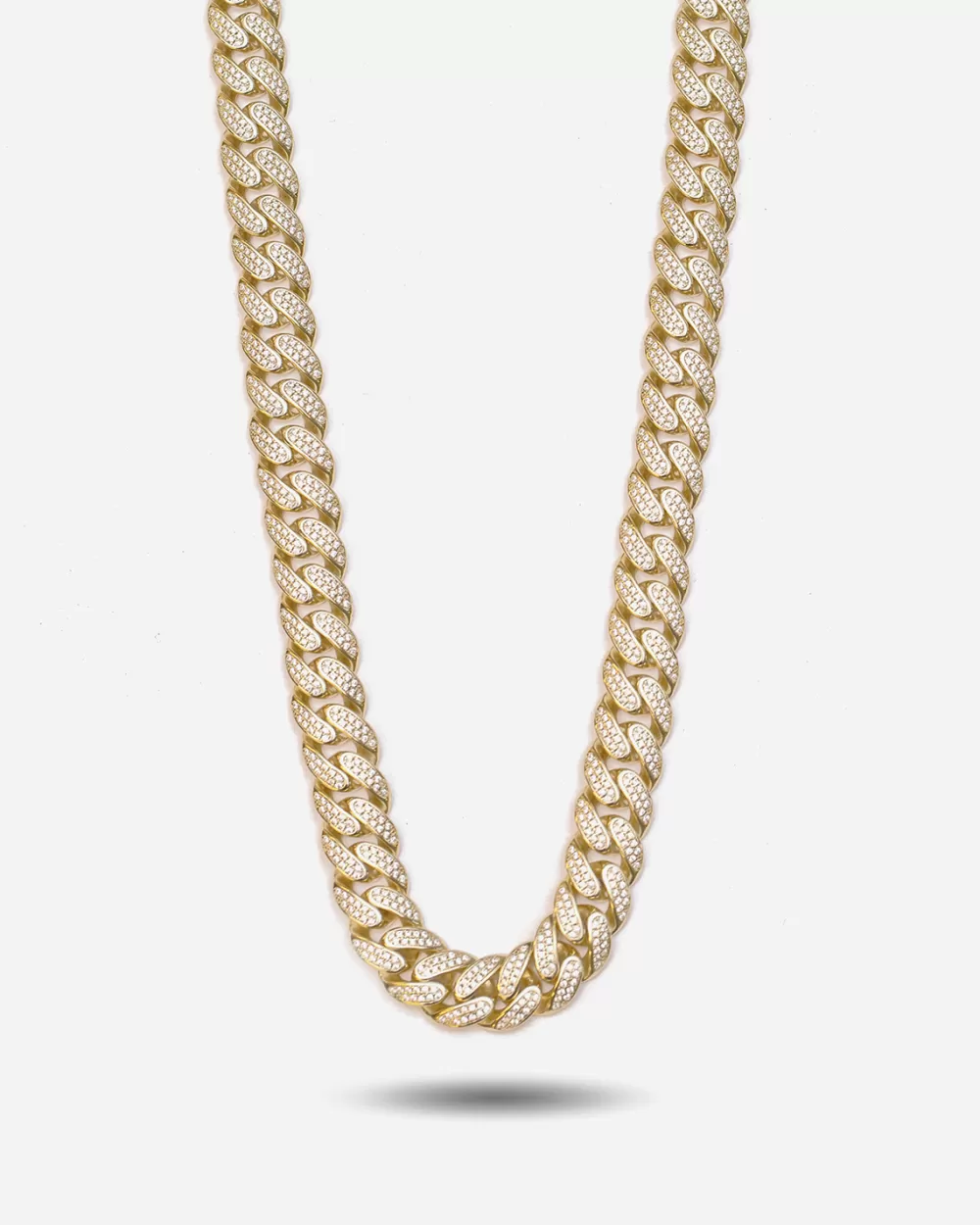 Nove25 Collana Grumetta Ovale H120 Con Zirconia Cubica / Galvanica Oro Giallo Lucido