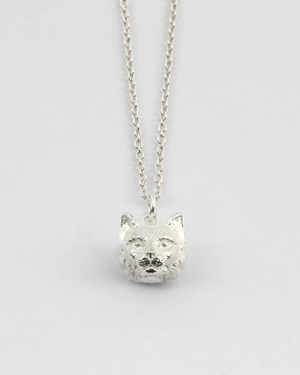 Nove25 Collana Pendente Gatto Norvegese Delle Foreste In Argento