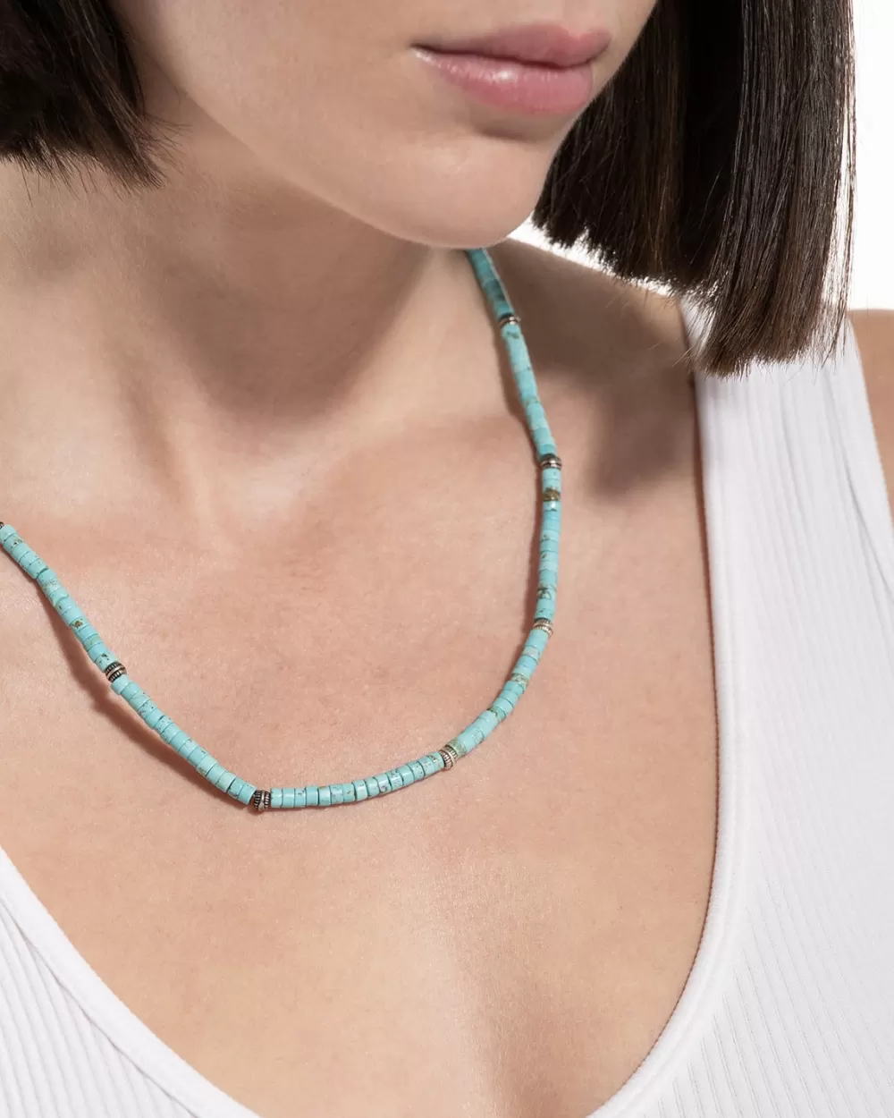 Nove25 Collana Sky Stone Con Pietre Color Turchese