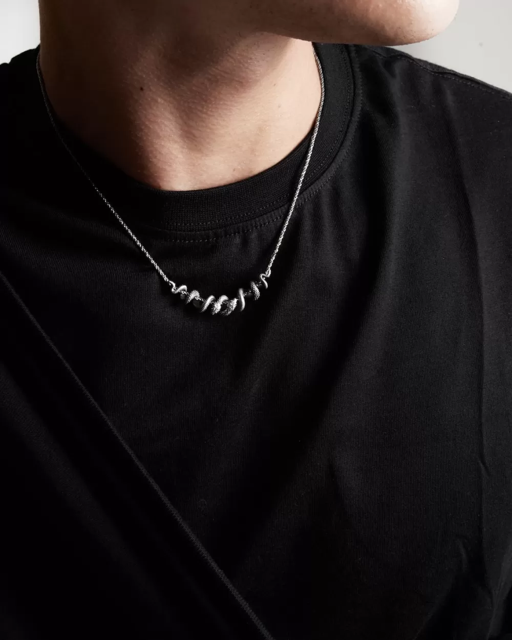 Nove25 Collana Venomized Con Serpenti In Argento
