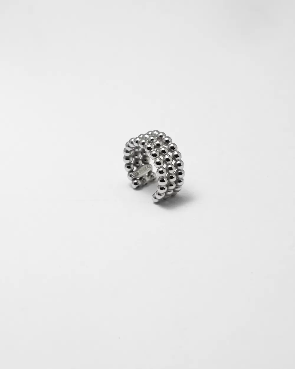 Nove25 Ear Cuff Orecchino Senza Buco Palline Tre Giri In Argento