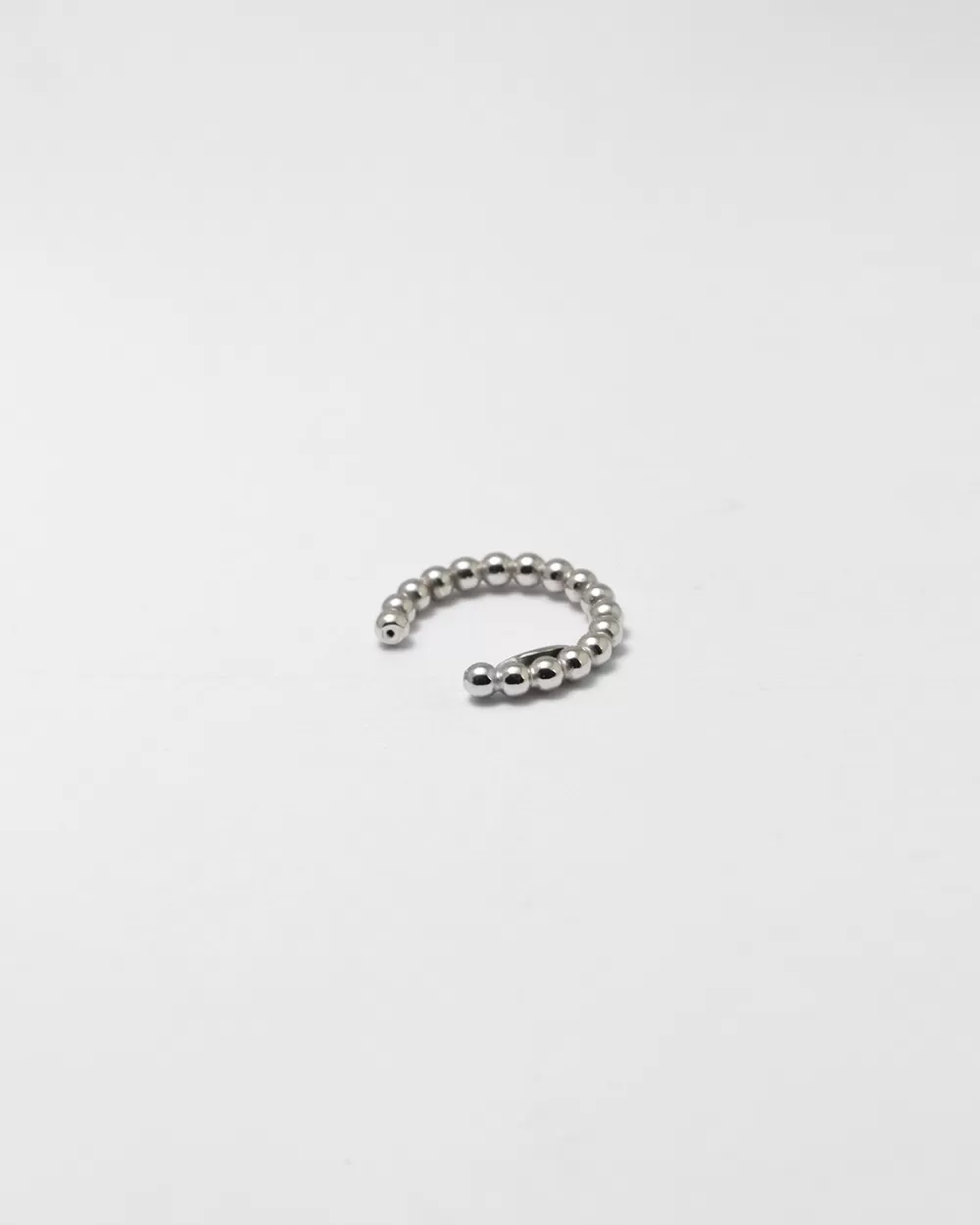 Nove25 Ear Cuff Orecchino Senza Buco Palline Un Giro In Argento