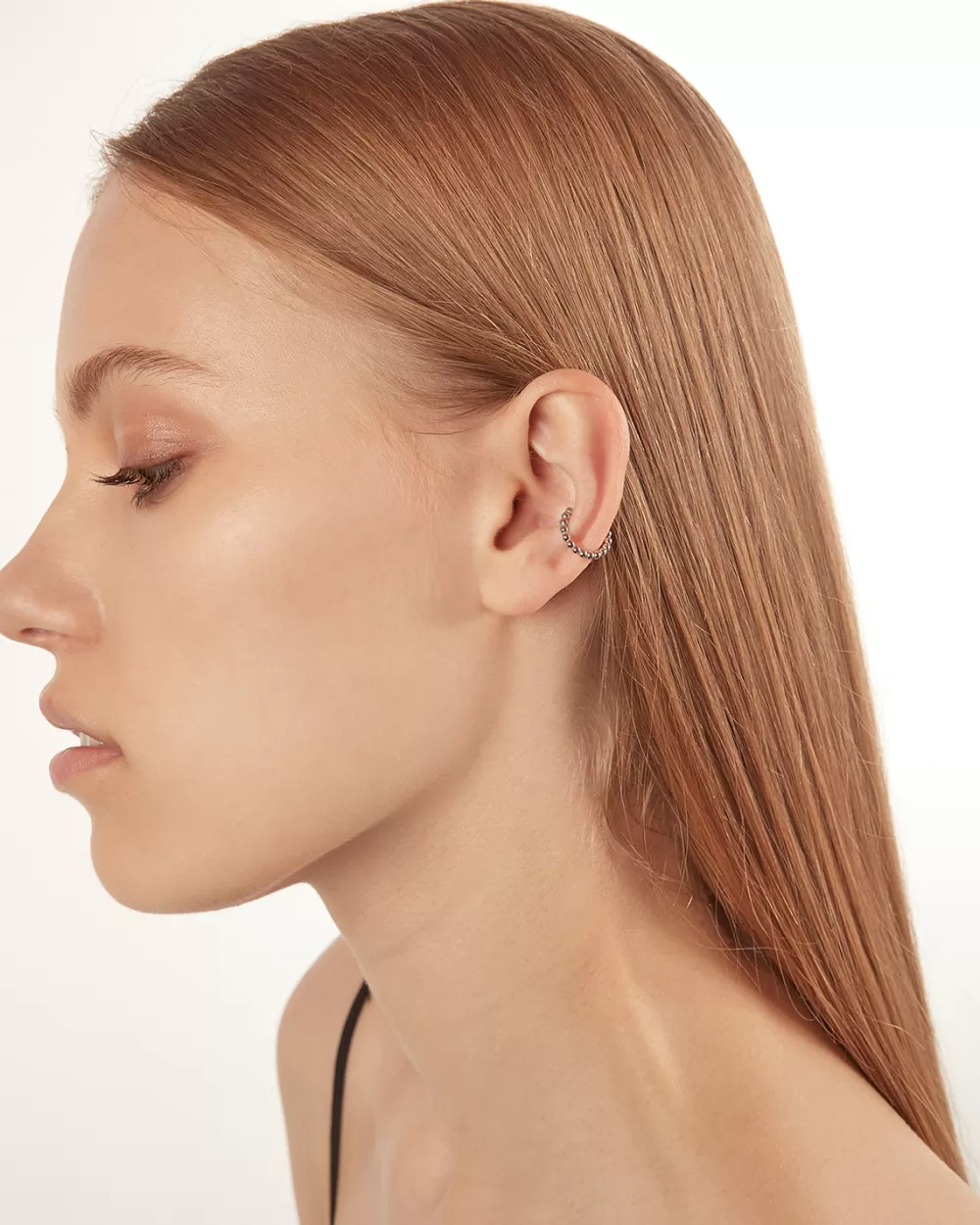 Nove25 Ear Cuff Orecchino Senza Buco Palline Un Giro In Argento