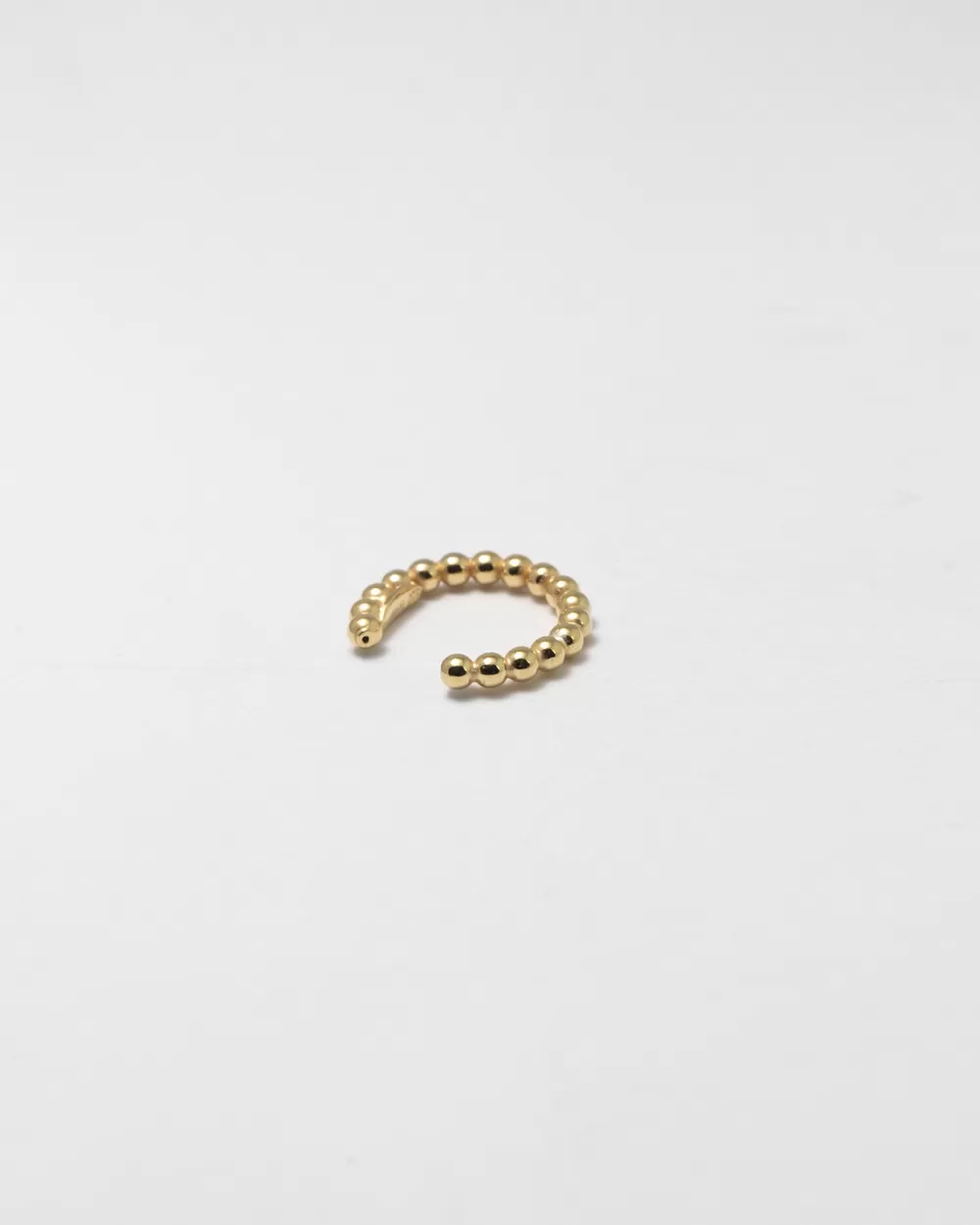 Nove25 Ear Cuff Orecchino Senza Buco Palline Un Giro Placcato Oro