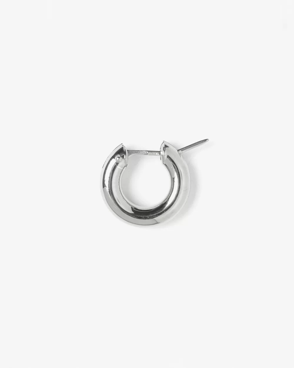 Nove25 Orecchino A Cerchio Filo Tondo 4 - 8Mm In Argento Rodiato