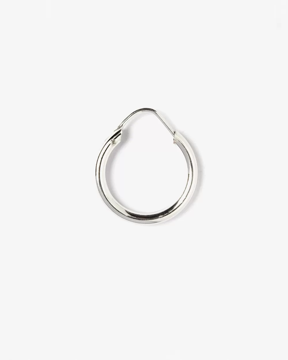 Nove25 Orecchino A Cerchio Impernato Filo Tondo 2,5 - 15Mm In Argento Rodiato