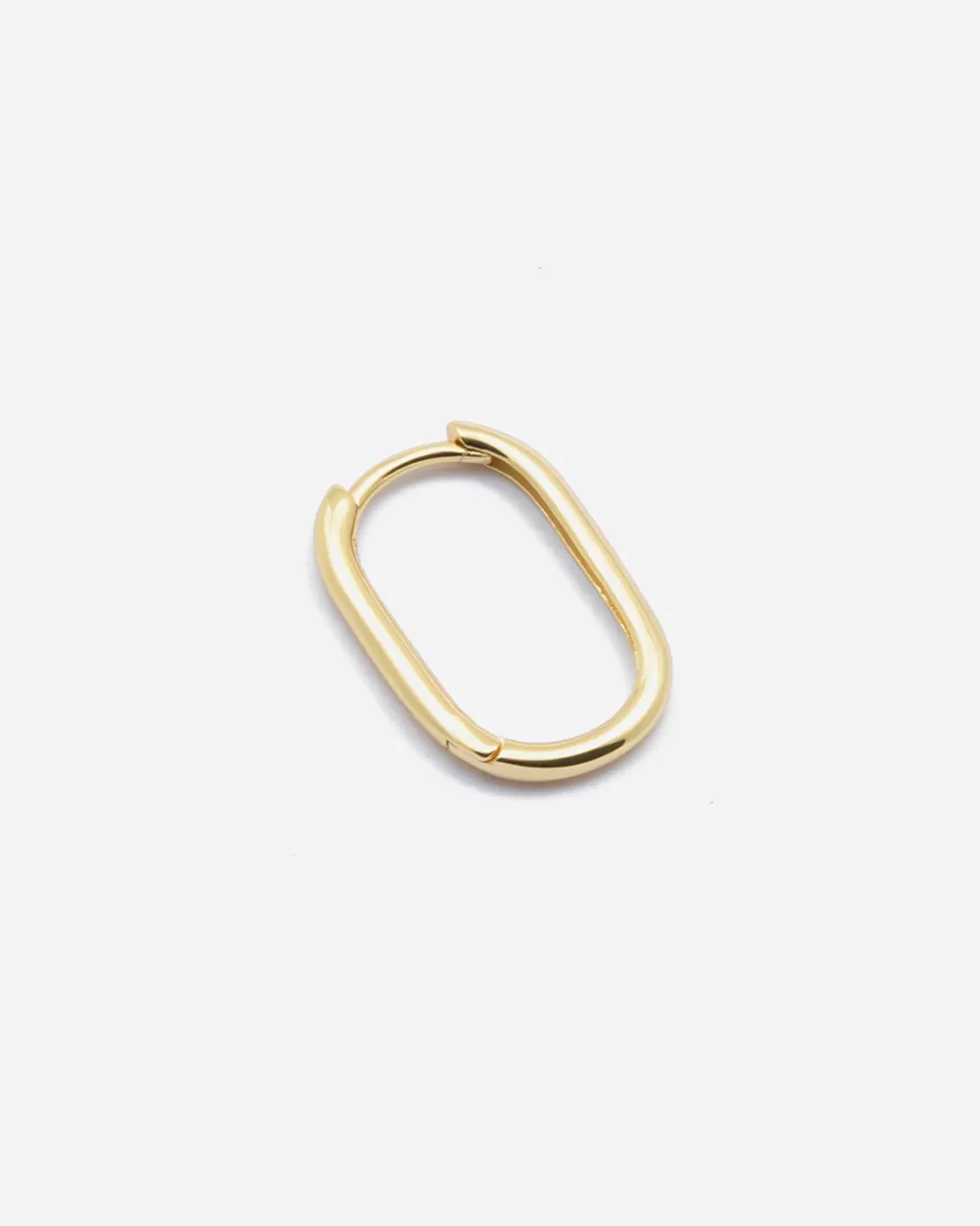 Nove25 Orecchino Singolo Ovale Medio Soft / Oro Giallo Lucido