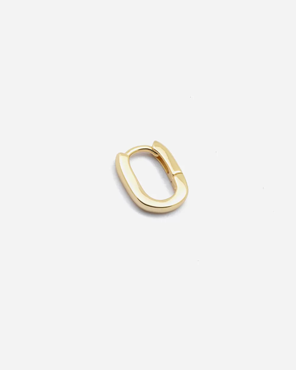 Nove25 Orecchino Singolo Ovale Mini Soft / Oro Giallo Lucido